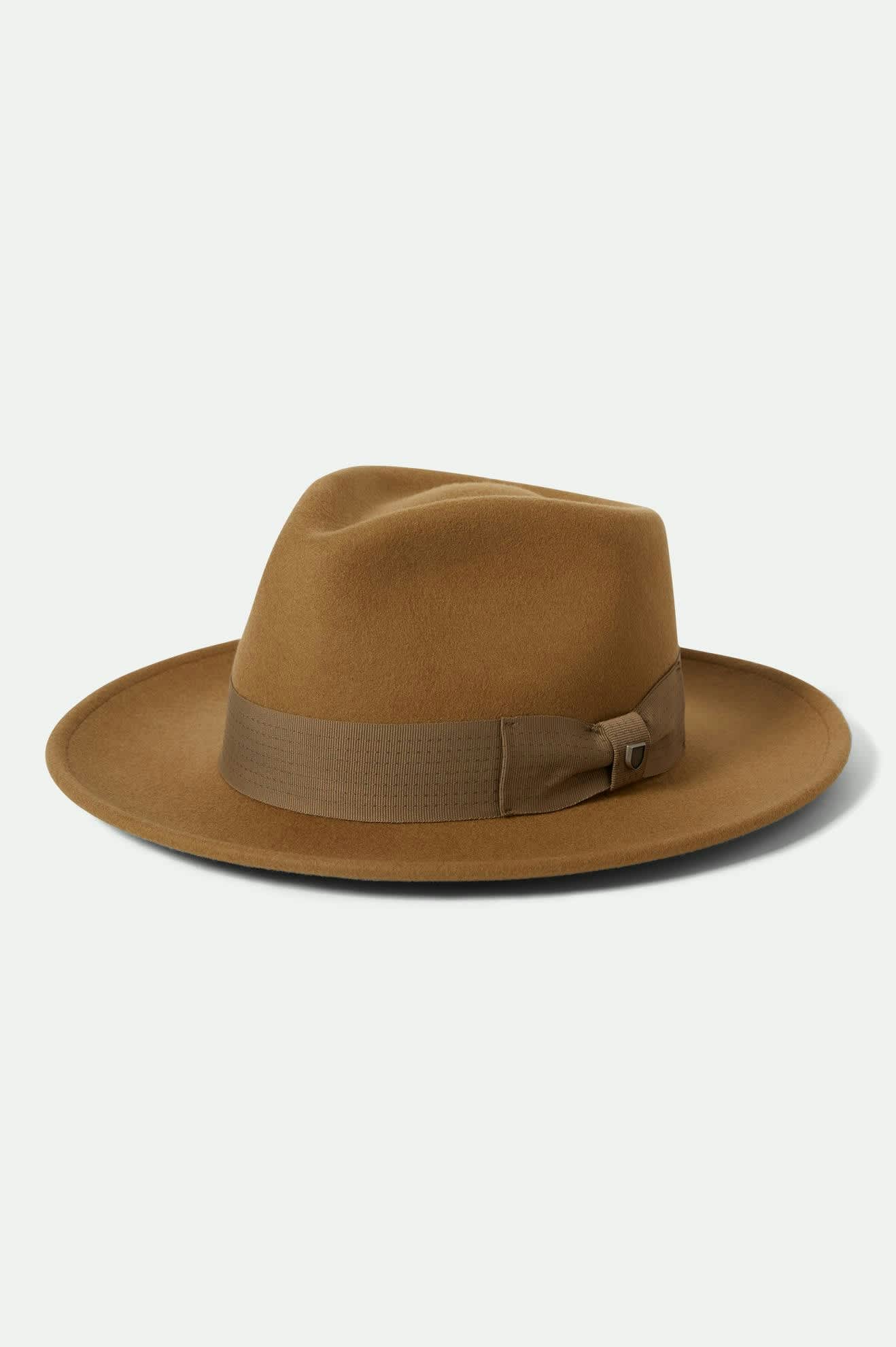 Unisex Swindle Convertabrim Fedora in the color Antique Bronze - Front Product View