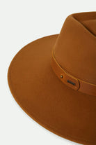 Women's Eleanor Felt Packable Hat in the color Washed Copper - Additional Laydown image