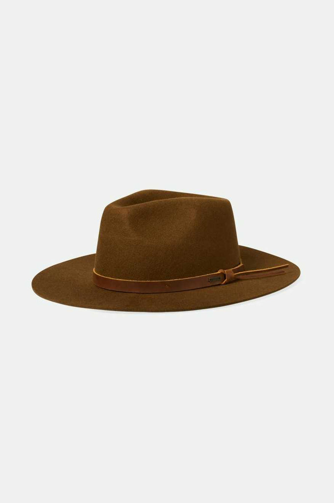 Brixton Unisex Hawkins Weather Guard Cowboy Hat - Coffee | Profile