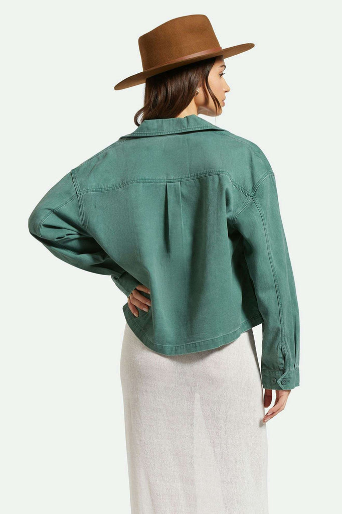 Back Fit Image | Utopia L/S Overshirt - Garden Topiary