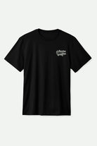 Men's Muskie S/S Standard T-Shirt in the color Black Worn Wash - Front Product View