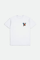 Brixton Men's Loro S/S Standard Tee - White | Profile