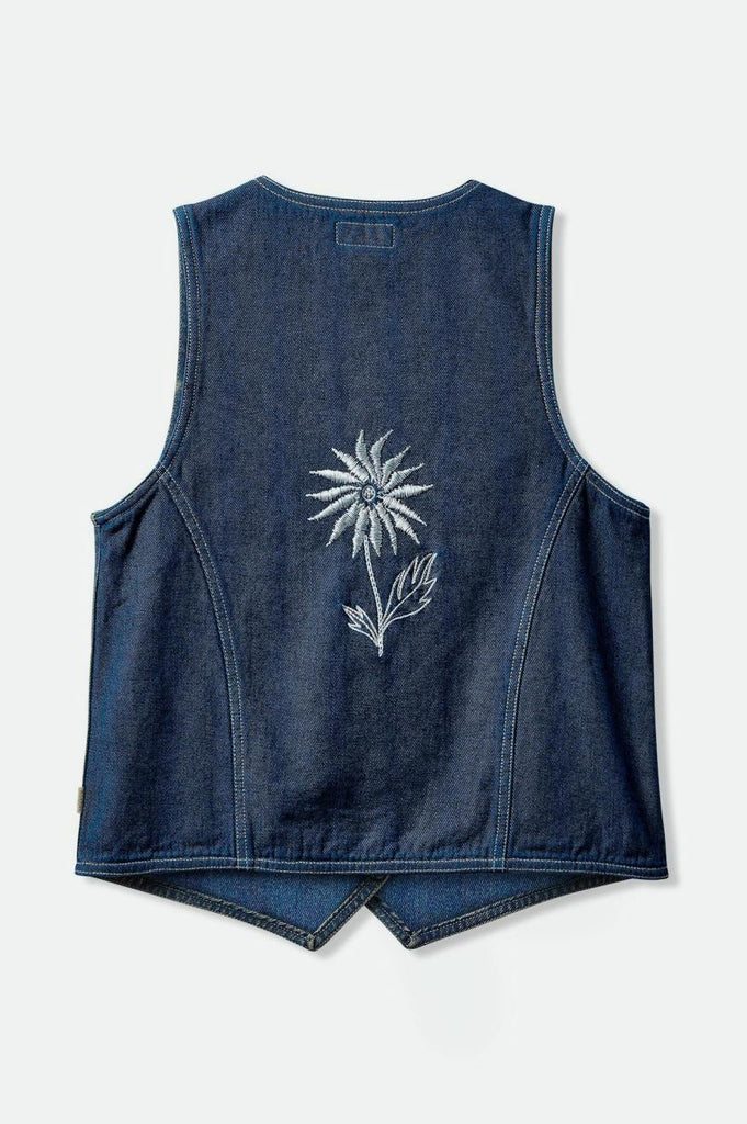 Brixton Frisco Vest - Two Tone Indigo