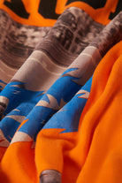 Women's Back On Track Oversized Boyfriend T-Shirt in the color Permission Orange - Additional Laydown image