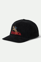 Unisex Inwood Snapback in the color Black - Front Product View