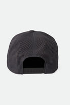 Brixton Men's Crest Netplus MP Snapback - Charcoal/Navy | Back