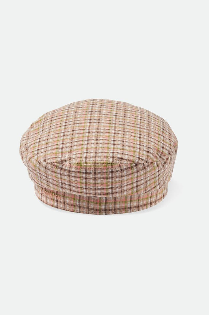 Brixton Fiddler Fisherman Cap - Sand Plaid