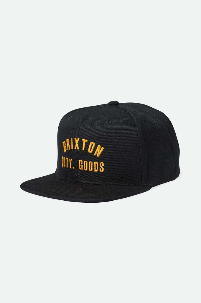 Brixton Men's Woodburn Netplus Snapback - Black | Main