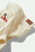 Women's Margo Cropped 5-Pocket Pant in the color Off White - Additional Laydown image