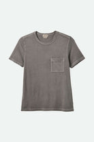 Brixton Women's Carefree Organic Garment Dye Perfect Pocket T-Shirt - Washed Black | Main