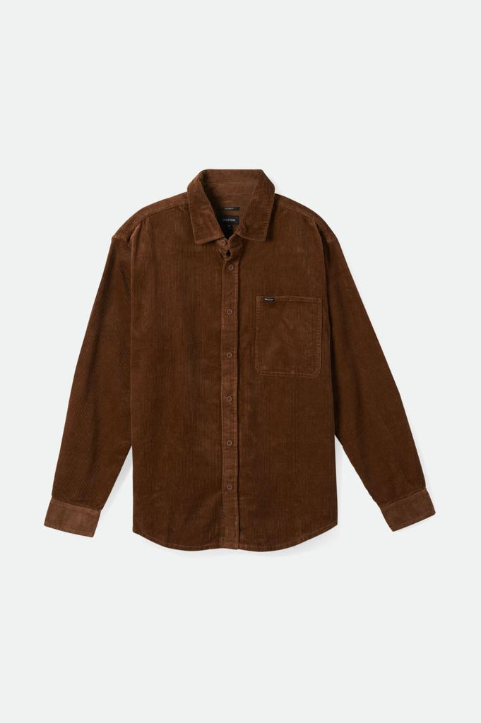 Brixton Porter Corduroy L/S Overshirt - Bison