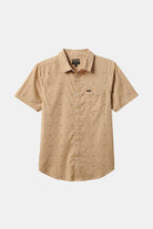 Brixton Men's Charter Print S/S Woven Shirt - Sand Pyramid | Profile