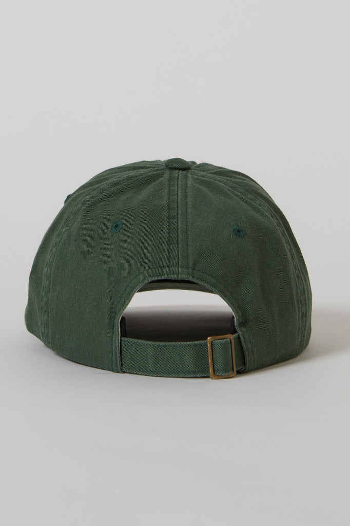 Brixton Men's Alpha LP Adjustable Hat - Trekking Green Vintage Wash | Back