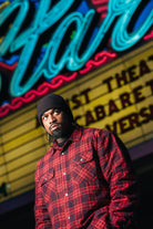 Men's Bowery Quilted L/S Flannel in the color Bright Red/Mahogany - Men's Lifestyle image