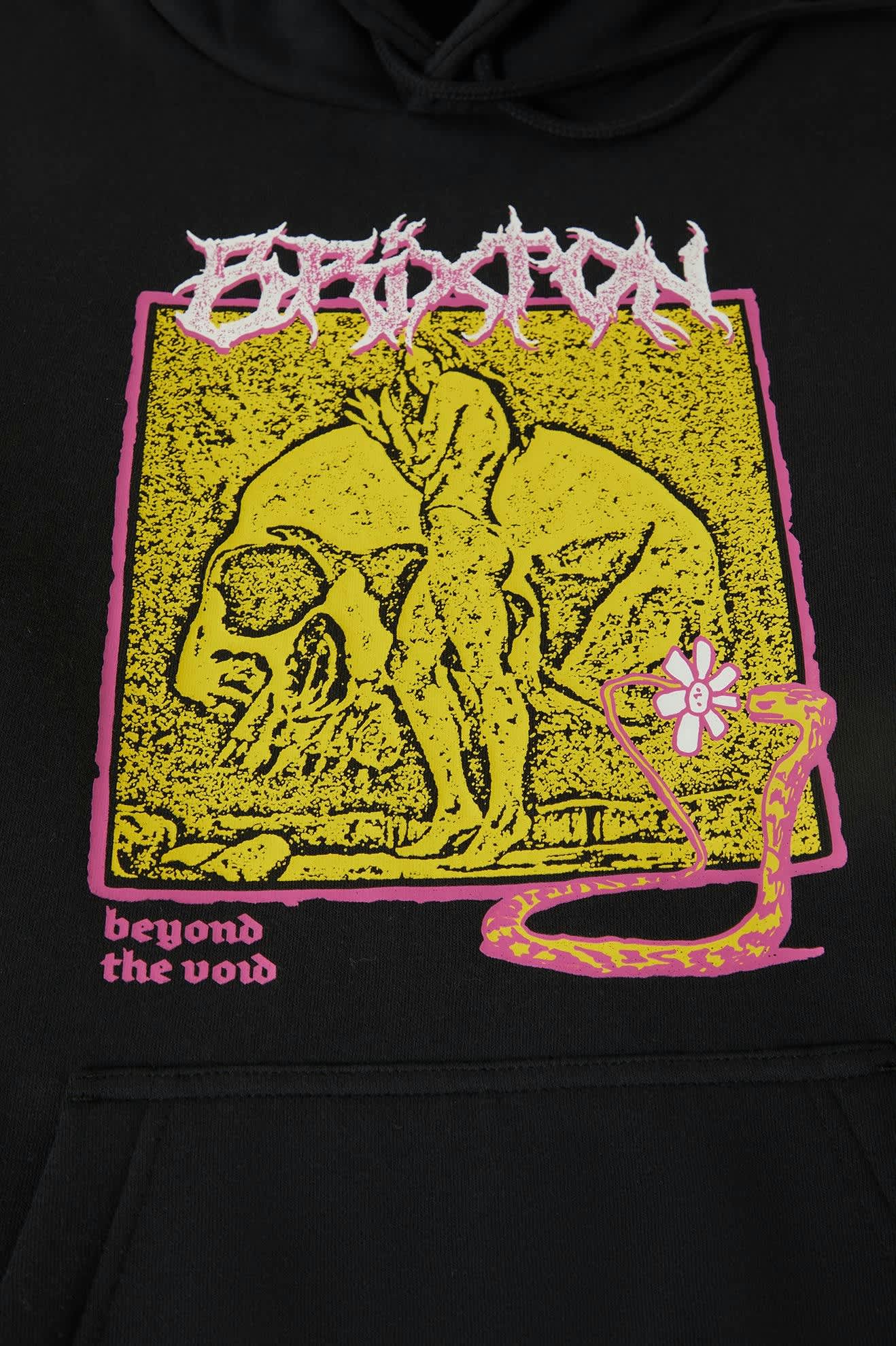 Men's Void Hoodie in the color Black - Additional Laydown image