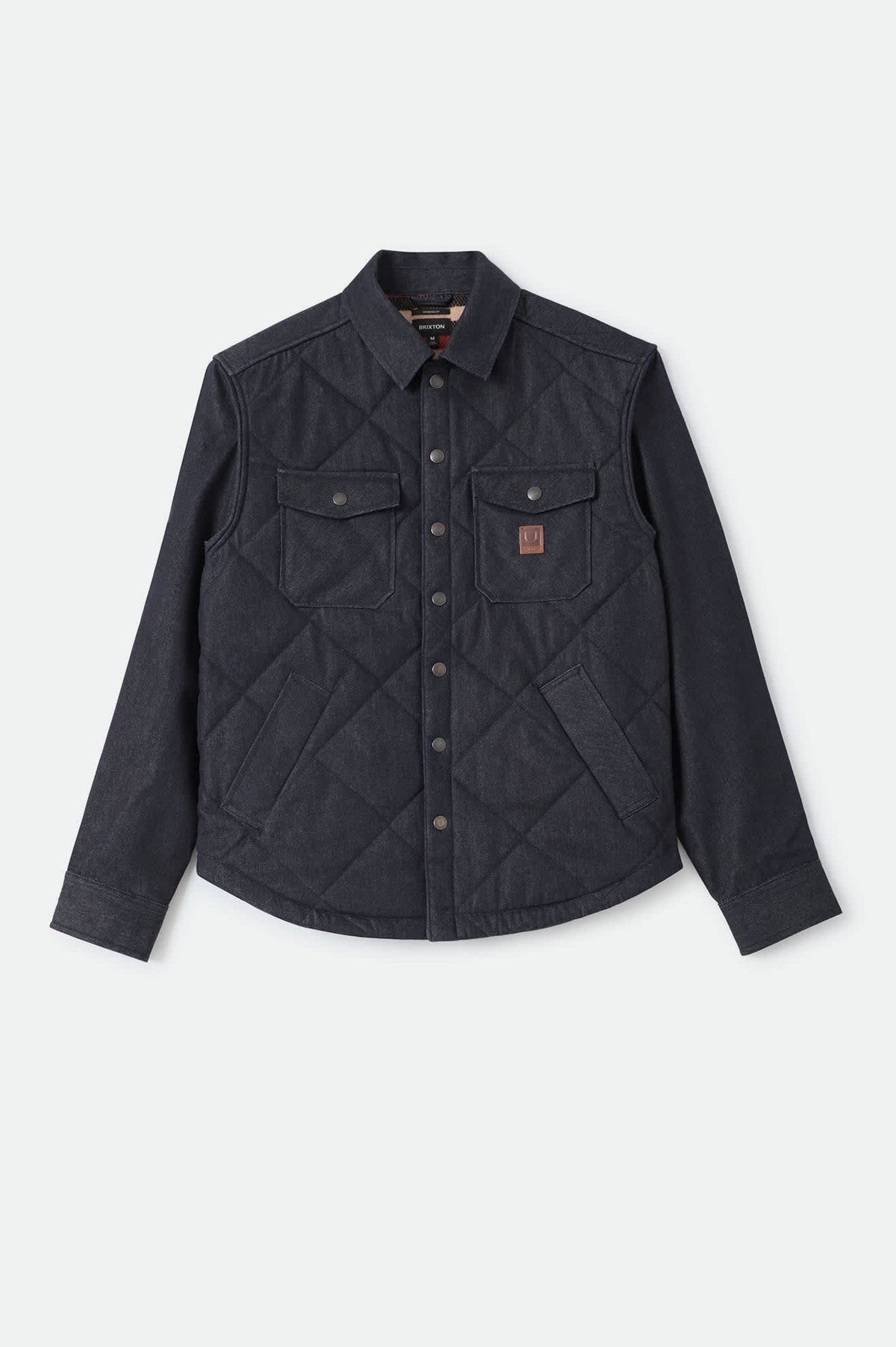 Men's Durham Lined Jacket in the color Dark Denim - Front Product Laydown Image