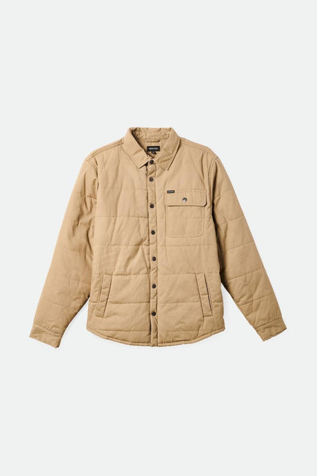 Brixton Men's Cass Waxed Canvas Jacket - Oatmeal | Profile