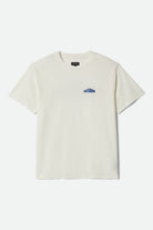 Men's Forman S/S Standard T-Shirt in the color Off White Worn Wash - Front Product View