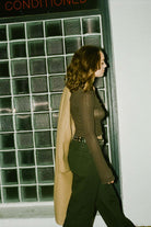 Women's Lifestyle 2 | Novelty Ribbed Turtleneck L/S - Washed Black