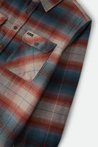 Men's Bowery Flannel in the color Multi Shadow - Additional Laydown image