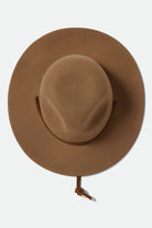 Unisex Cedar Packable WTHR GUARD™ Fedora in the color Khaki - Additional Laydown image