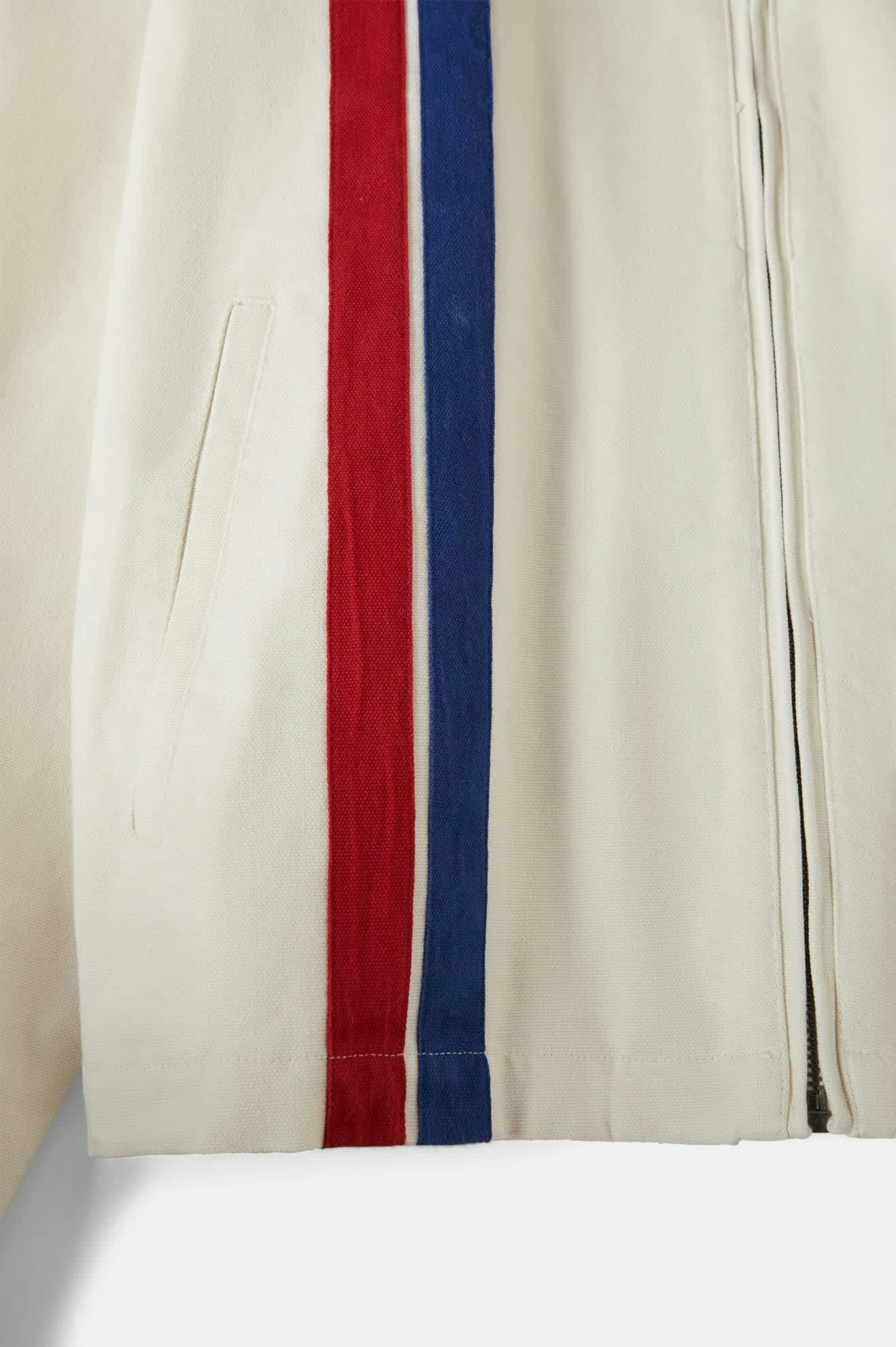 Men's Ford Number One Garage Jacket in the color Wimbledon White - Additional Laydown image