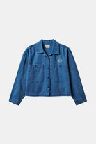 Brixton Women's Utopia Overshirt - Deep Sea | Profile