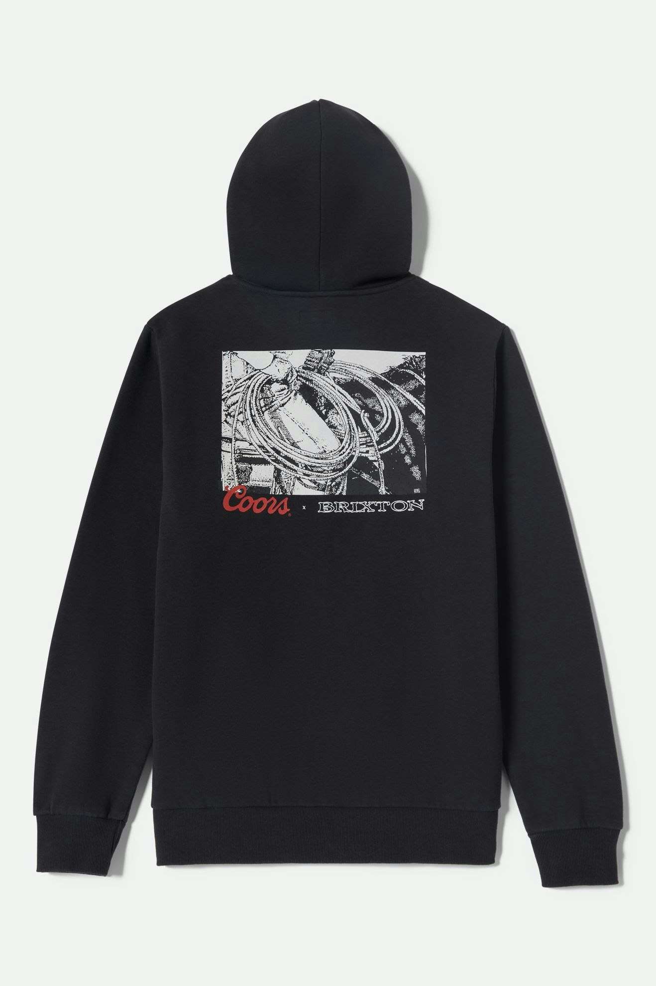 Back Laydown Image for Coors Range Hoodie - Black