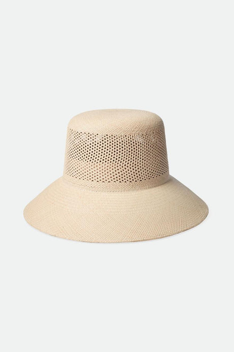 Brixton Women's Lopez Panama Straw Bucket Hat - Catalina Sand | Main