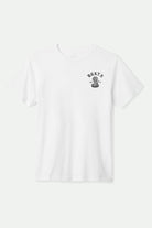 Men's Darver S/S Standard T-Shirt in the color White - Front Product View