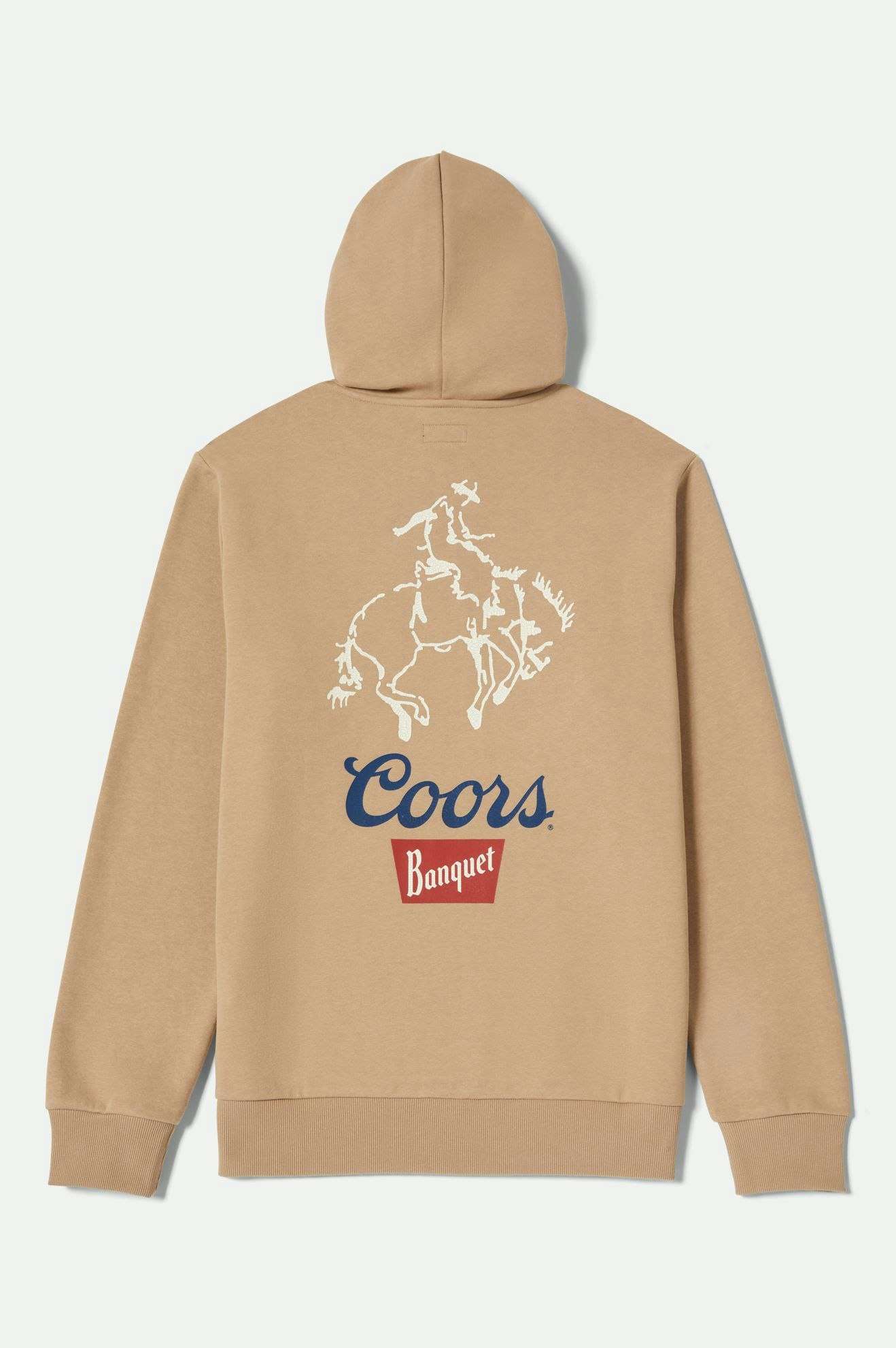 Back Laydown Image for Coors Range Hoodie - Sand