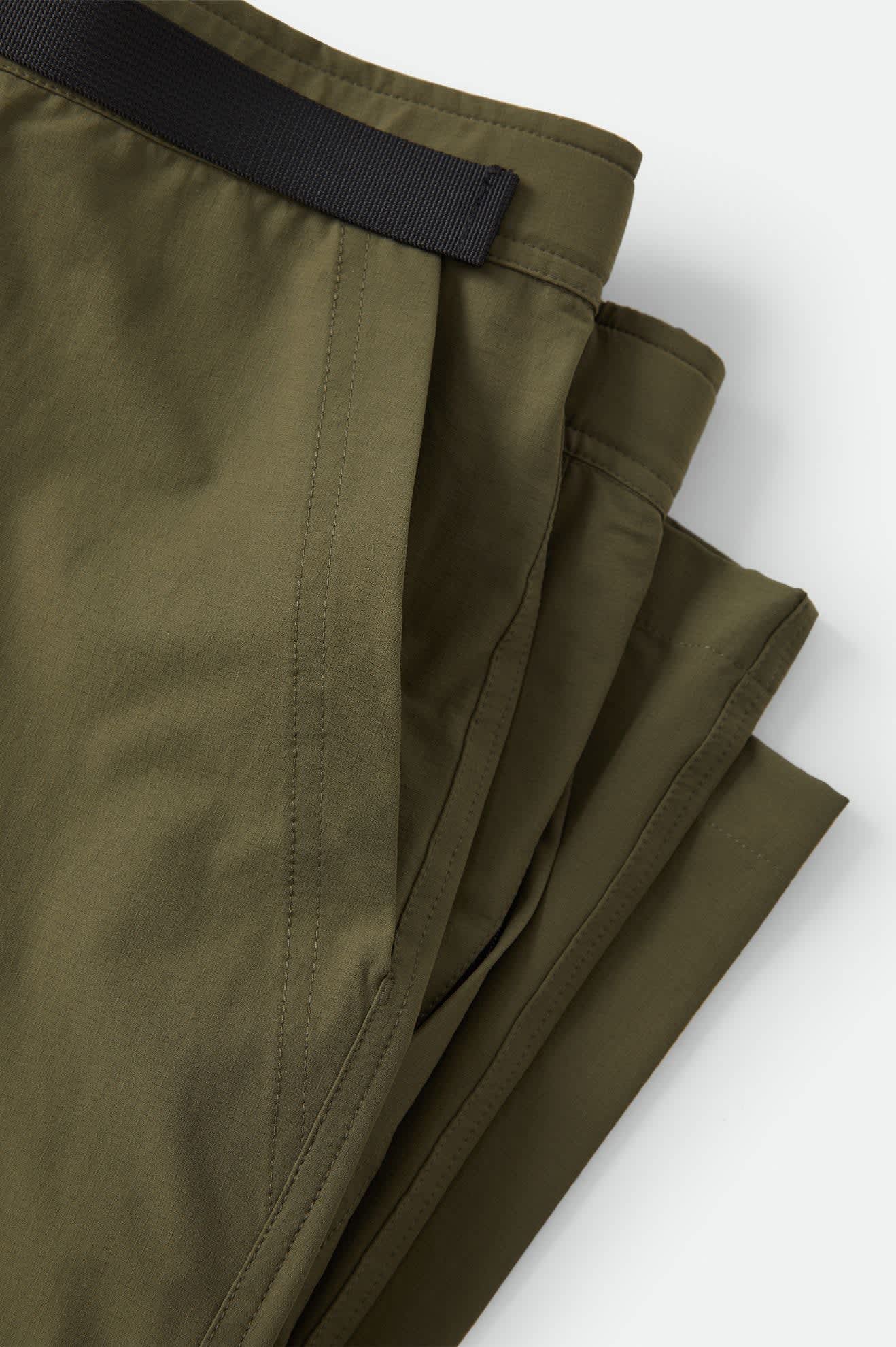Men's Journey Utility Pant in the color Dark Olive/Olive Surplus - Additional Laydown image