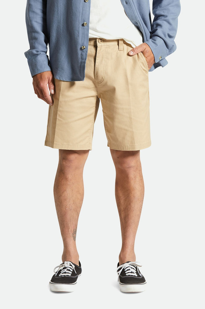 Men's Fit, Front View | Choice Chino Short 9" - Sand