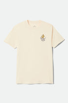 Men's Steady Standard T-Shirt in the color Cream - Front Product Laydown Image
