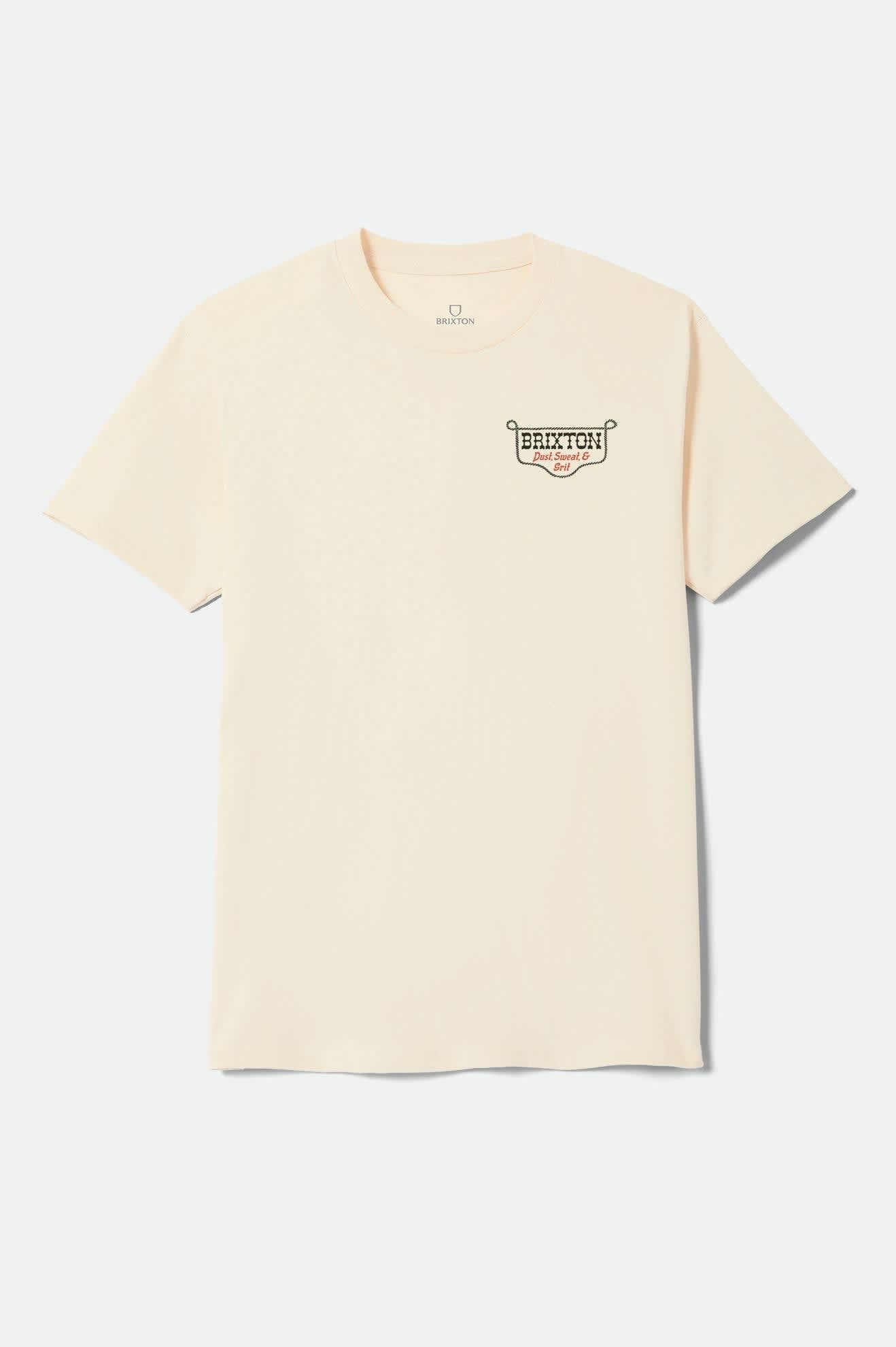 Men's Kinsey Standard T-Shirt in the color Cream - Front Product Laydown Image
