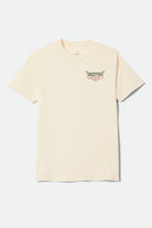 Men's Kinsey Standard T-Shirt in the color Cream - Front Product Laydown Image
