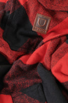 Men's Durham Lined Jacket in the color Red/Black Buffalo Plaid - Additional Laydown image