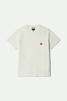 Men's Union Heavyweight S/S Boxy Pocket T-Shirt in the color Off White - Front Product View