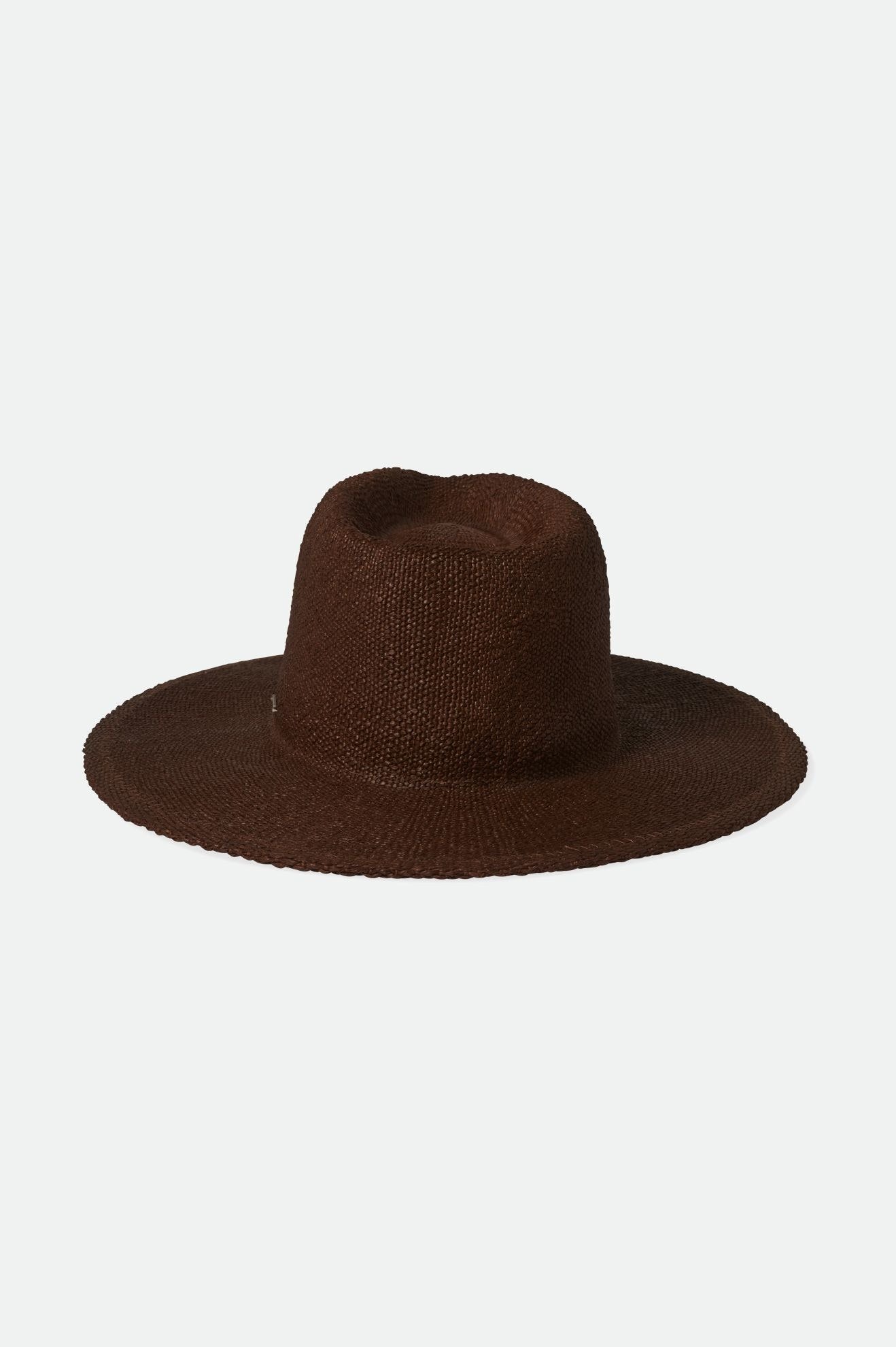 Brixton Unisex Cohen Cowboy Straw Hat - Dark Earth | Back