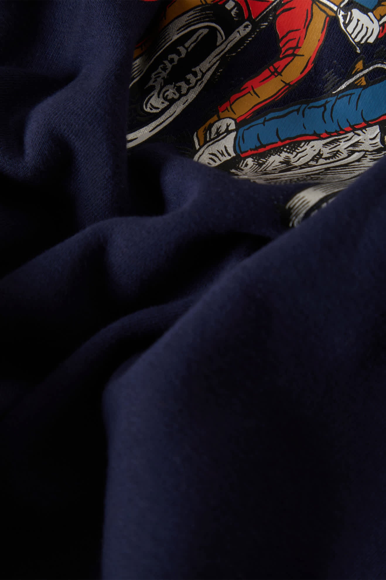 Men's Coors Light Berm Crew in the color Coors Navy - Additional Laydown image