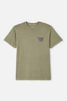 Men's Rockton Standard T-Shirt in the color Olive Surplus Worn Wash - Front Product Laydown Image