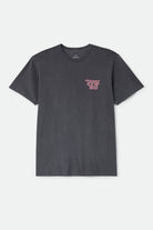 Men's Rockton Standard T-Shirt in the color Black Worn Wash - Front Product Laydown Image