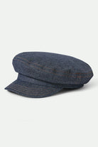 Unisex Assembly Fiddler Fisherman Cap in the color Indigo - Front Product View