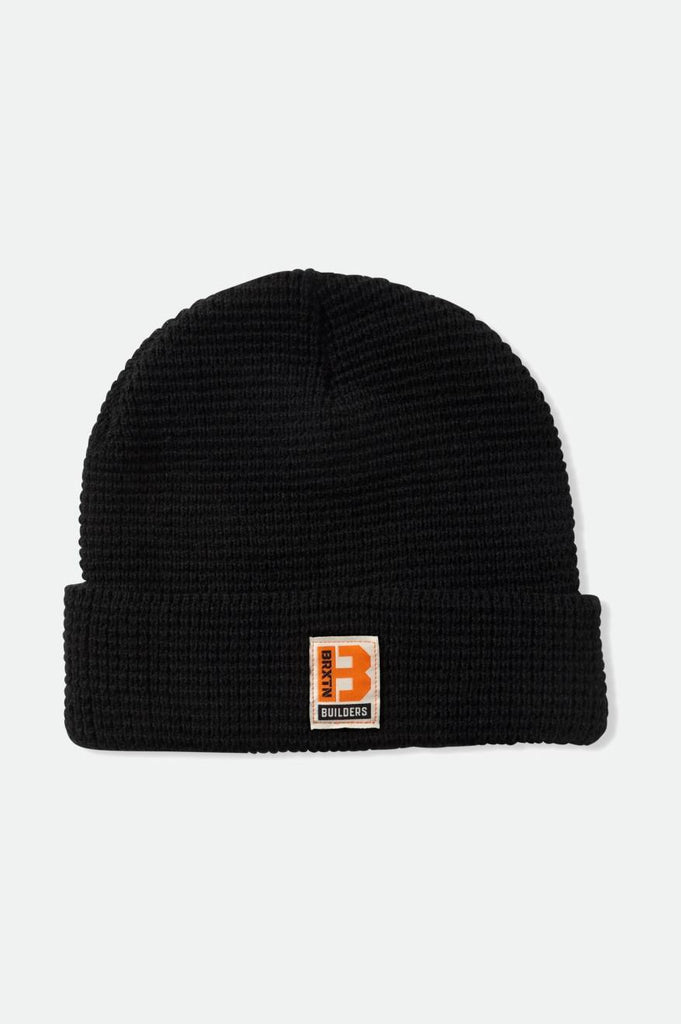 Brixton Builders Waffle Knit Beanie - Black