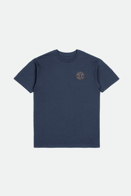 Crest II S/S Standard Tee - Washed Navy/Straw/Paradise Orange