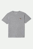 Men's Inwood S/S Standard T-Shirt in the color Heather Grey - Front Product View
