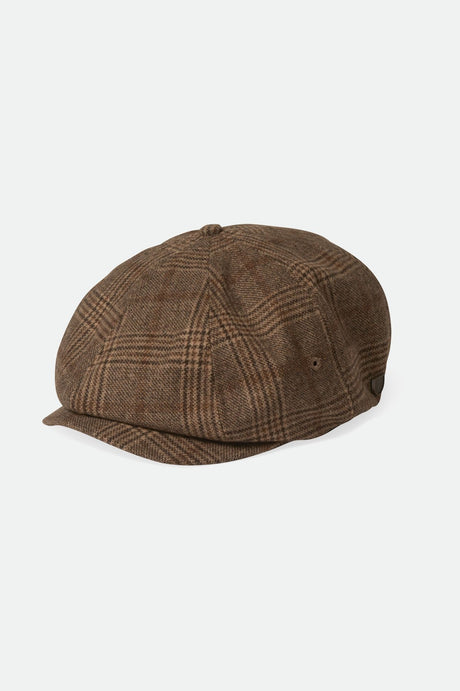 Brixton Unisex Brood Lightweight Newsboy Cap - Sand/Oat Milk | Profile