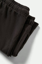 Women's Carefree Organic Garment Dye Lounge Skirt in the color Black - Additional Laydown image