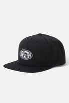 Unisex Largo Snapback in the color Black - Front Product View