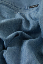 Men's Choice Chino Baggy Short in the color Light Wash Denim Herringbone - Additional Laydown image